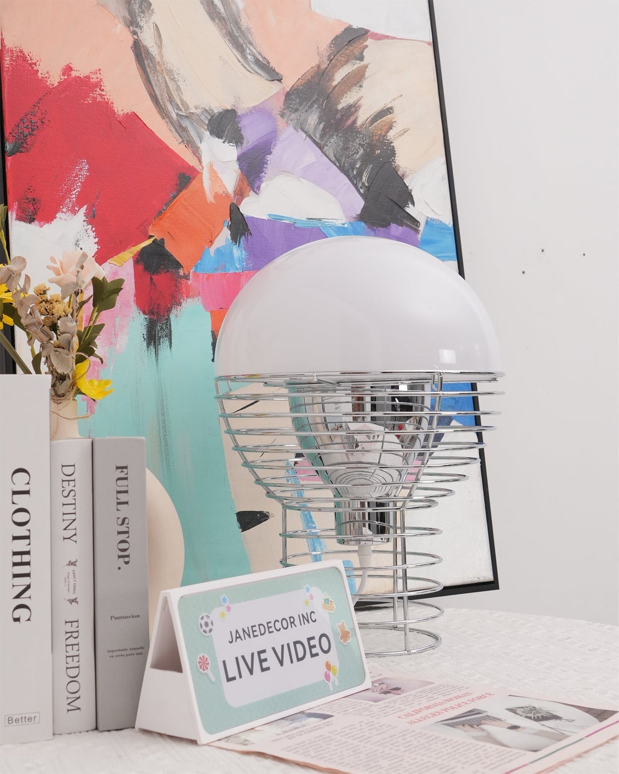 WireAura - Elegant Desk Lamp