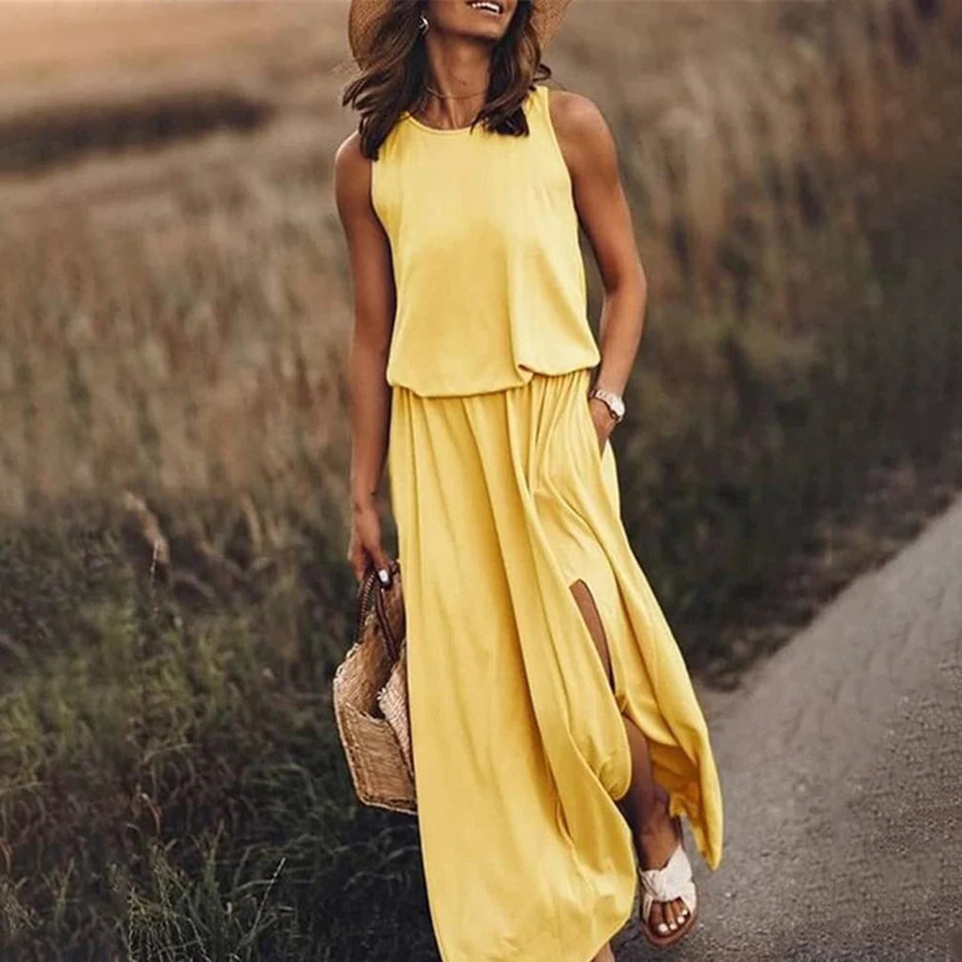 Women's Casual Polyester Summer Dress