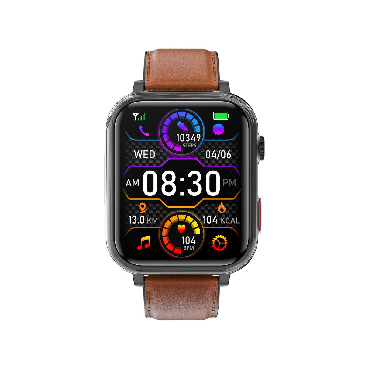Zelara Calculation Ein-Klick-SOS call GPS positioning blood sugar texts and notification receive health smartwatch