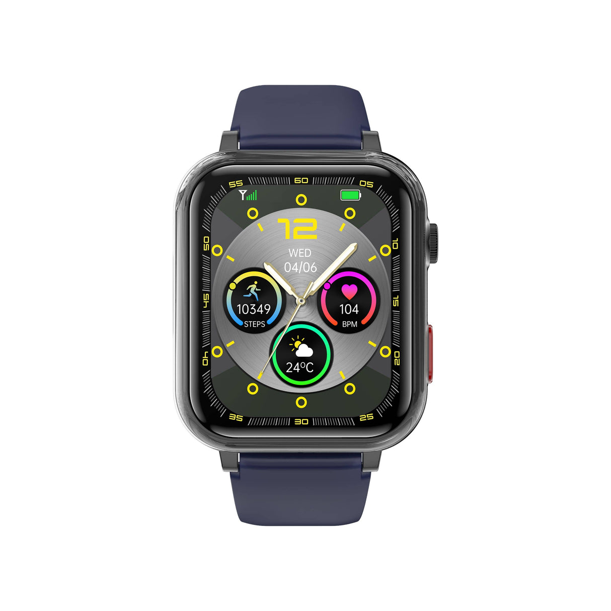 Zelara Calculation Ein-Klick-SOS call GPS positioning blood sugar texts and notification receive health smartwatch