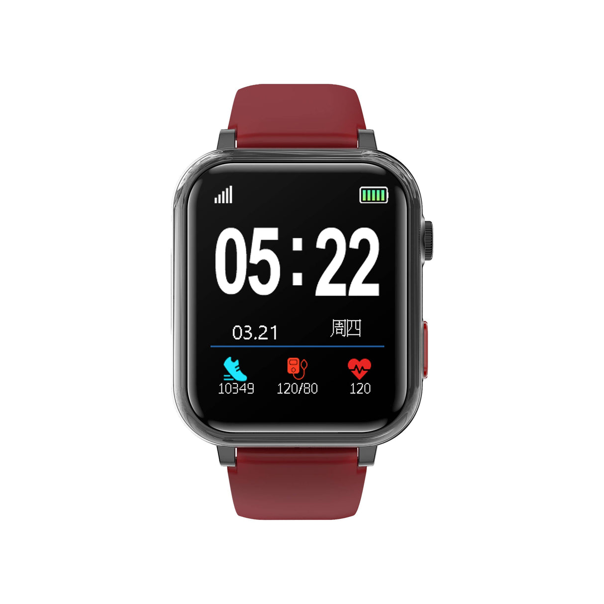Zelara Calculation Ein-Klick-SOS call GPS positioning blood sugar texts and notification receive health smartwatch