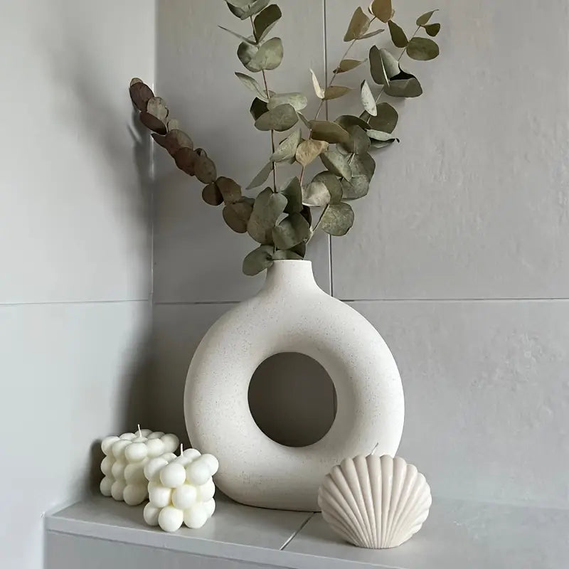 TranquilGlass - Elegant Vase for a Serene Interior