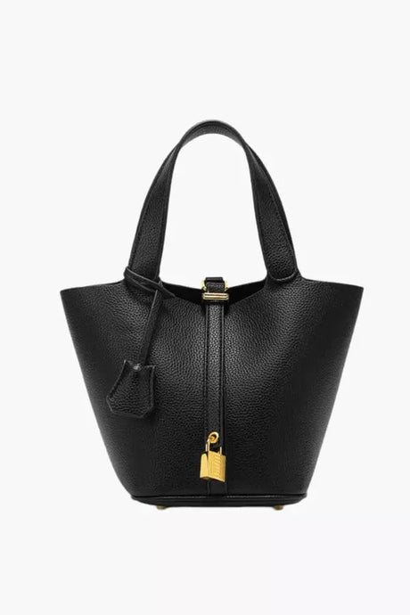 Women's Shoulder Bag Black One Size Faux Leather