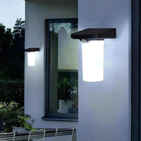 Solar Garden Lights - Motion Sensor LED Outdoor Wall Lamp for Security