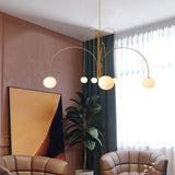 ArcGlow – Modern Curved Chandelier Light