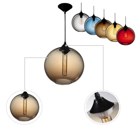 AuraGlass - Elegant Glass Hanging Light