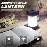 Rechargeable LED Camping Lantern - Compact Foldable Light for Outdoor Adventures and Emergencies