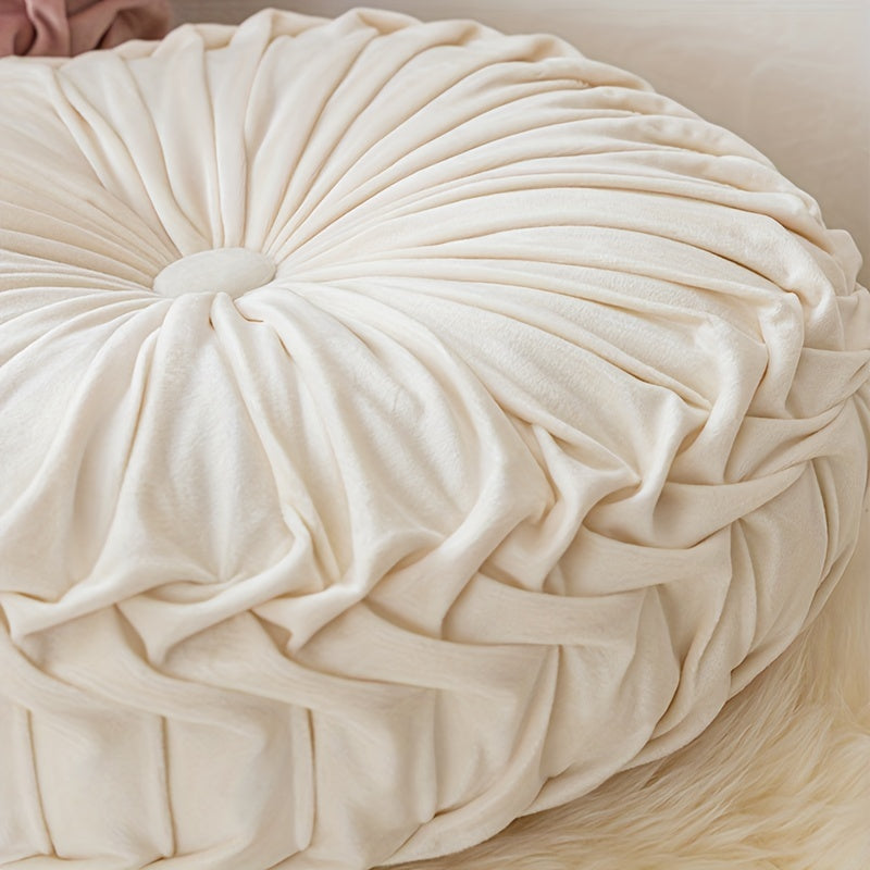 VelvetGlow - Soft Round Cushion for Cozy Spaces