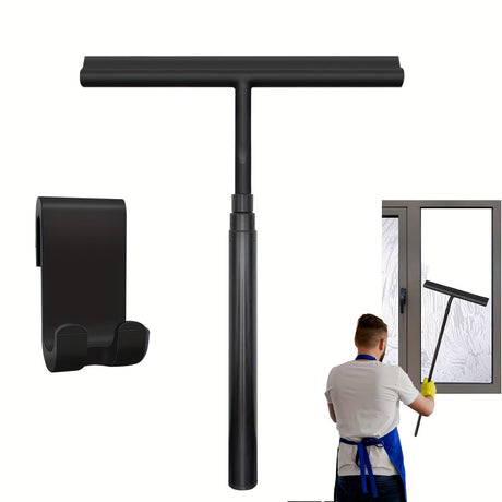 Telescopic Shower Wiper with Extendable Handle – Streak-Free Wall and Floor Cleaning Tool