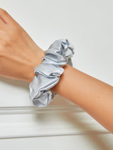 VelvetSilk - Midnight Silk Hair Scrunchies (3.5 cm)