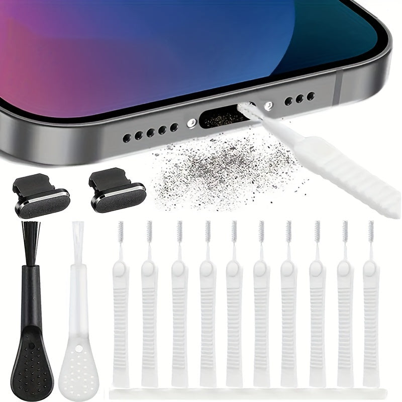 Electronic Cleaning Kit with Brushes and Tools for Multi-Surface Device Maintenance and Efficient Dirt Removal
