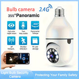 Smart Lamp Camera with HD Quality, Night Vision, and Two-Way Audio for Enhanced Home Security