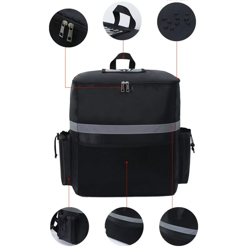Thermal Food Cooler Bag Delivery Insulated Backpack