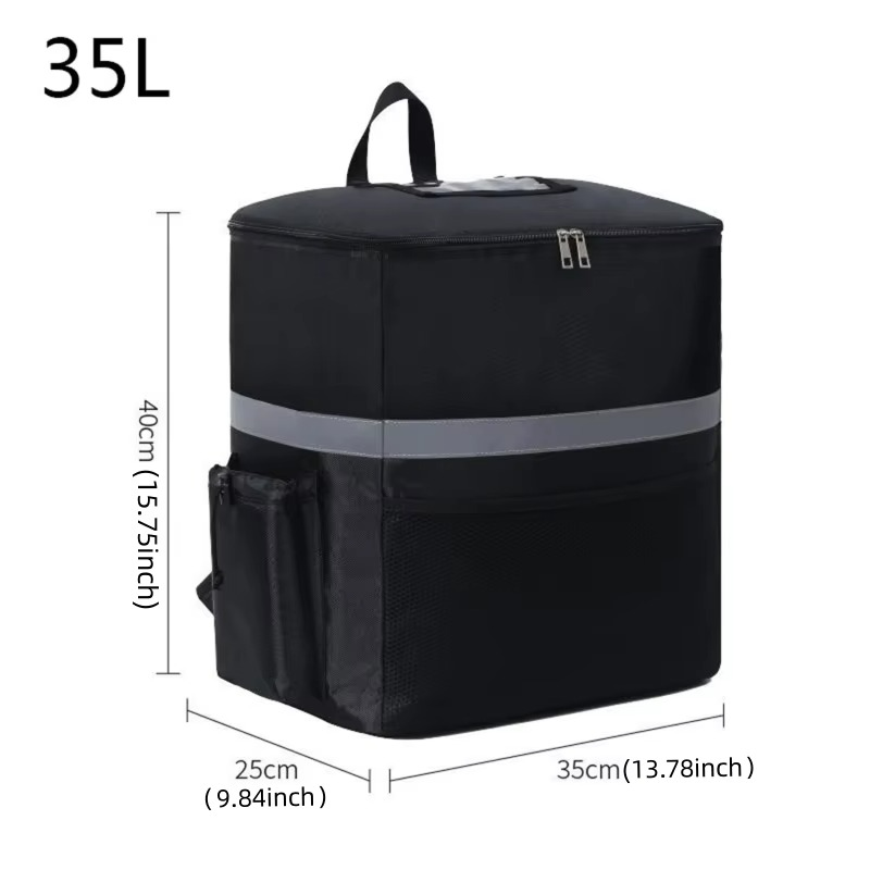 Thermal Food Cooler Bag Delivery Insulated Backpack