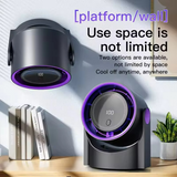 Wireless Portable Home Quiet Ventilator Desktop Digital Display Fan Air Cooler