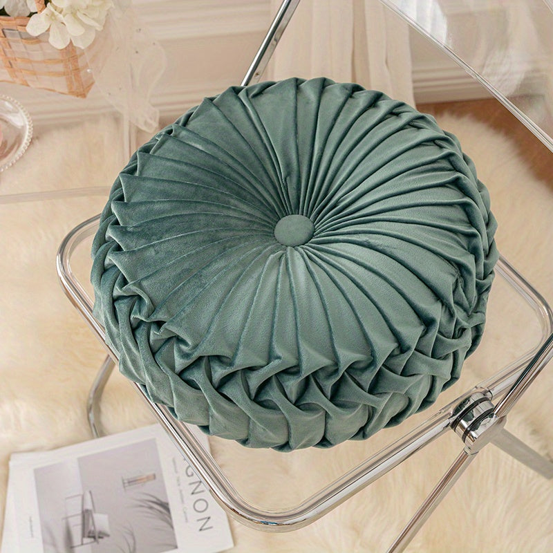VelvetGlow - Soft Round Cushion for Cozy Spaces