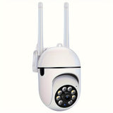 Smart Wireless Security Camera with 1080p HD Resolution, Color Night Vision, Two-Way Audio, Indoor/Outdoor Use