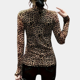 Women's Elegant Leopard Top