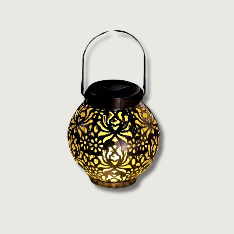 AquaGlow – Waterproof Solar LED Garden Hanging Light