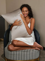 SilkenDreams - 100% Mulberry Silk Pillowcase with Hidden Zipper