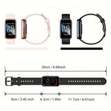 Waterproof Smart Watch with 7-Day Battery Life and Fast Charging for Fitness Tracking