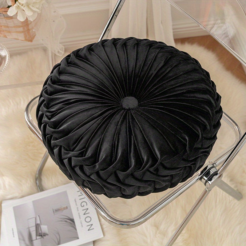 VelvetGlow - Soft Round Cushion for Cozy Spaces