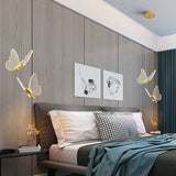 WingAura - Elegant LED Pendant with Butterfly Wings