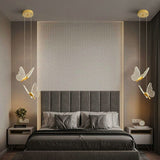 WingAura - Elegant LED Pendant with Butterfly Wings