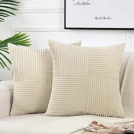 VelvetEase – Soft Corduroy Cushion Covers
