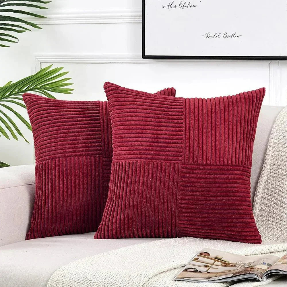 VelvetEase – Soft Corduroy Cushion Covers