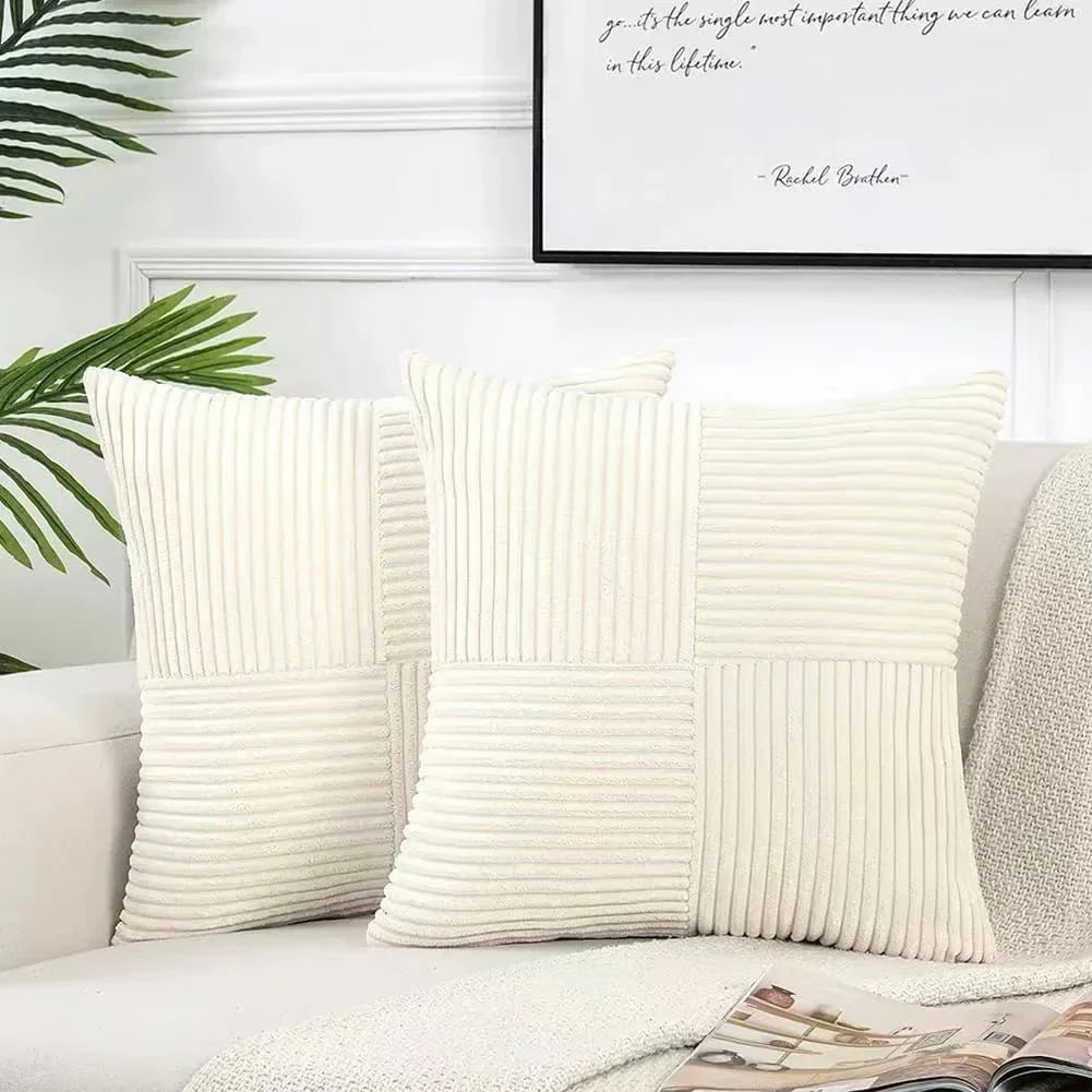 VelvetEase – Soft Corduroy Cushion Covers