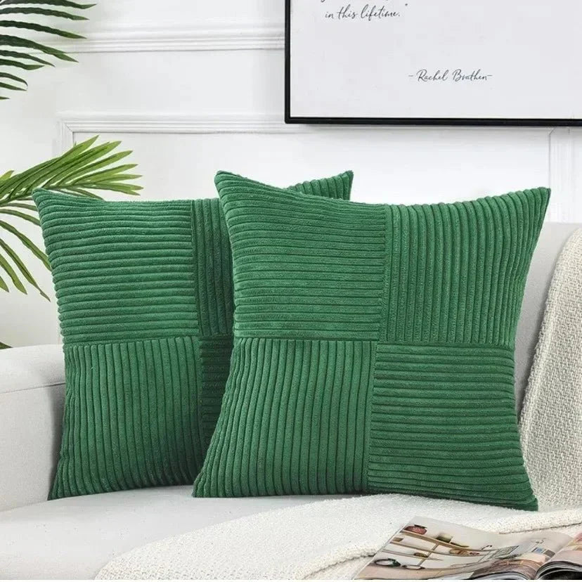 VelvetEase – Soft Corduroy Cushion Covers