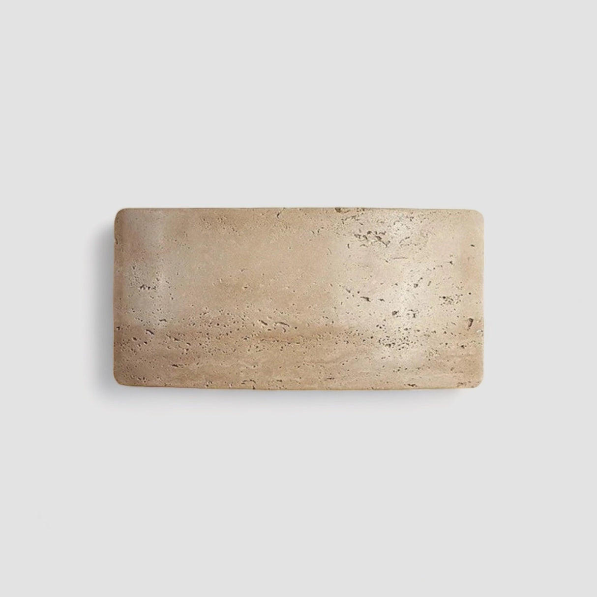 StoneBeam – Minimalist Wall Lamp in Travertine