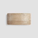 StoneBeam – Minimalist Wall Lamp in Travertine