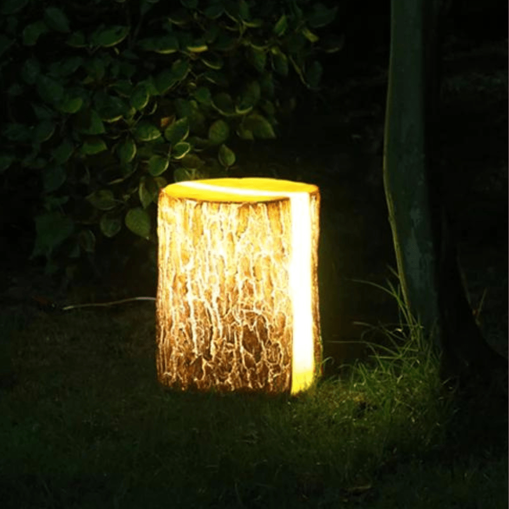 Wooden LED Garden Lamp for Cozy Outdoor Ambiance & Lighting