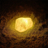 Vibrant Stone Solar Garden Lights - Durable Outdoor Landscape Lighting for Pathways and Gardens