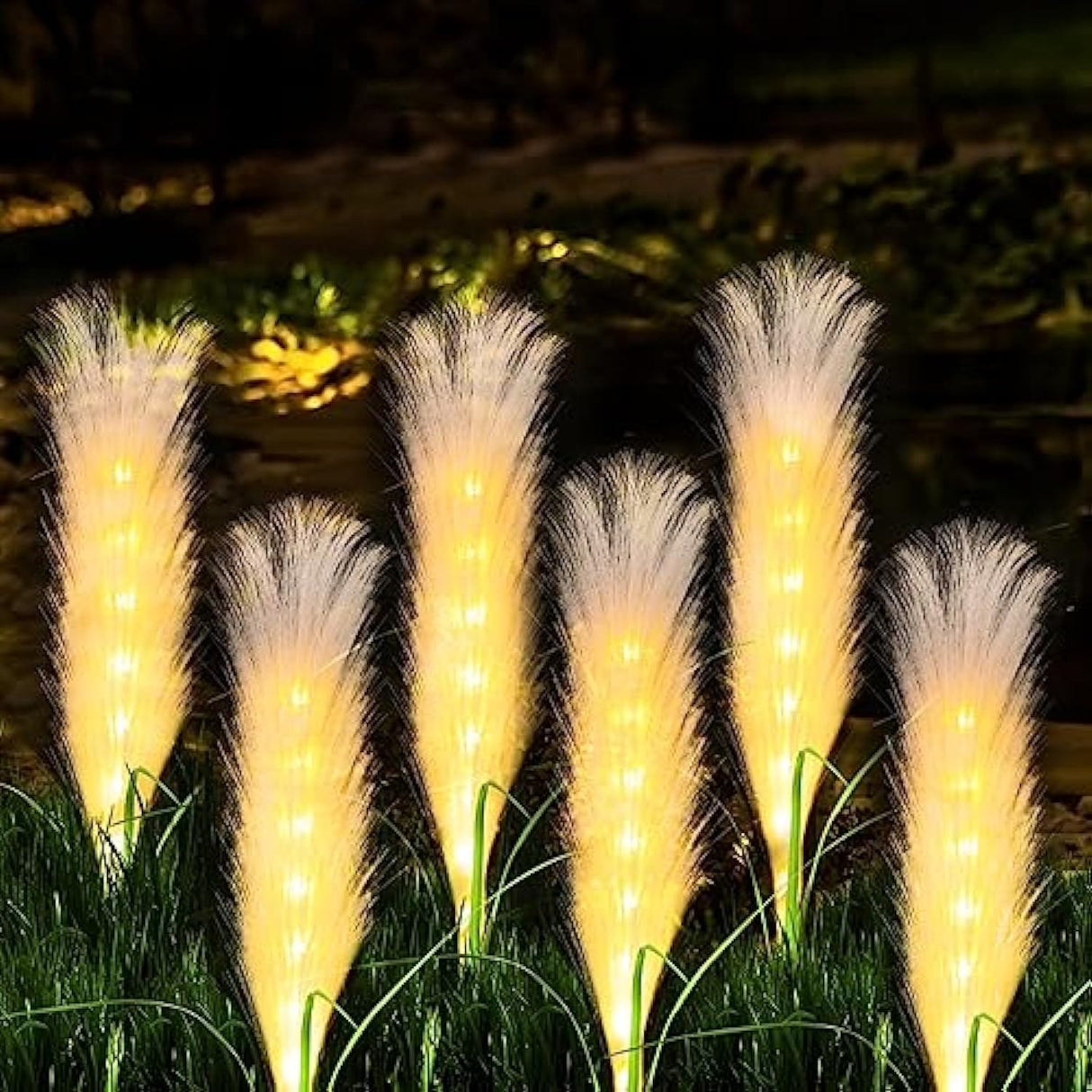 SolarSway - Fiber Reed Solar Garden Light