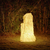 Vibrant Stone Solar Garden Lights - Durable Outdoor Landscape Lighting for Pathways and Gardens