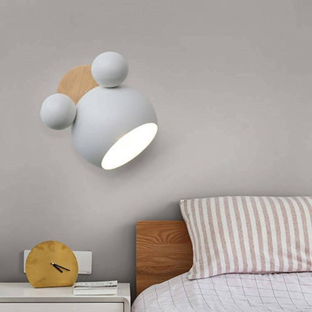 WhiskerGlow - LED Mouse Wall Lamp