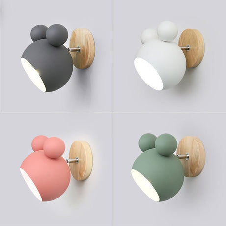 WhiskerGlow - LED Mouse Wall Lamp