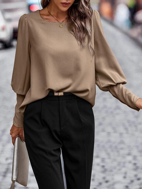 Women's Blouse Long Sleeve Soft Fabric
