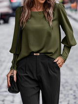 Women's Blouse Long Sleeve Soft Fabric