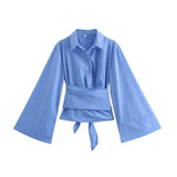 Women's Blouse  Soft Fabric Kimono Style