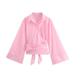 Women's Blouse  Soft Fabric Kimono Style