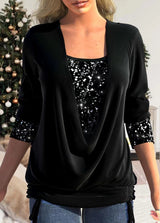 Women's Sequin Top Polyester