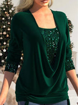 Women's Sequin Top Polyester