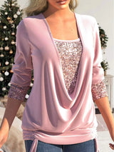 Women's Sequin Top Polyester