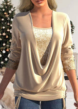 Women's Sequin Top Polyester