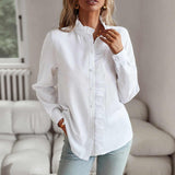 Women's Blouse Lightweight Ruffled