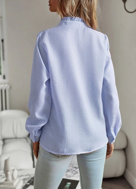 Women's Blouse Lightweight Ruffled